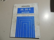 09.1989 Ergänzungs Werkstatthandbuch MOTOR  Toyota Corolla E9 Benziner 1,3L