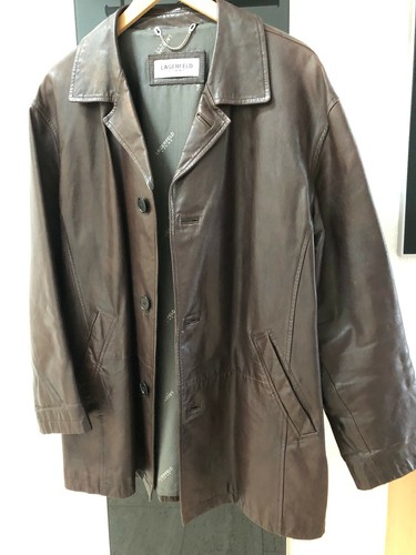 Lagerfeld homme lederjacke - lagerfeld,