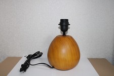 Tischlampe Tischleuchte Keramik Lampen Lampenfuß  Lampenkörper Holz Muster