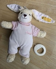 237584 Steiff Hase Stofftier Spieluhr 20cm Rosa Rabbit Hoppel mit Musik 