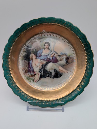 Antiker jugendstil teller - antiker,