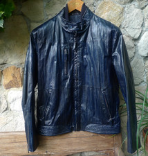 ausgefallene GALLOTTI Designer Herren Lederjacke Jacke Glattleder, Gr 54