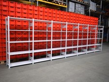 Schulte Fachregal Länge 7160 mm Fachbodenregal Schwerlastregal Lagerregal