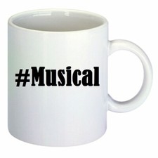 Kaffeetasse musical hashtag - #musical,