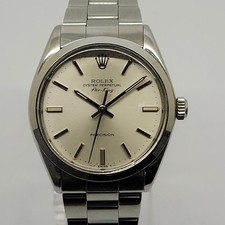 Rolex Airking Ref. 5500 Stahl Oysterband Plexiglas Herrenuhr von 1984