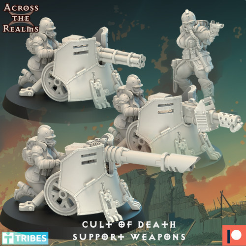 Support weapon team miniatures - weapon,