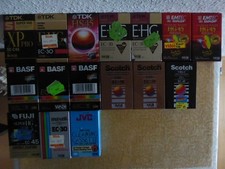 VHS-C Kassetten.