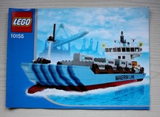 LEGO  ® 1 x Bauanleitung 10155 Maersk Containerschiff  Neu