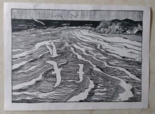 Leistikow Federzeichnung