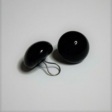 Paar glasaugen mm schwarz - 12,