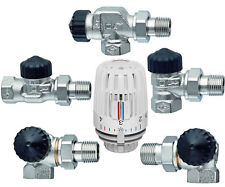 Heimeier Heizkörper Thermostatventil 3/8 1/2 3/4 Eck Winkeleck Durchgang Axial