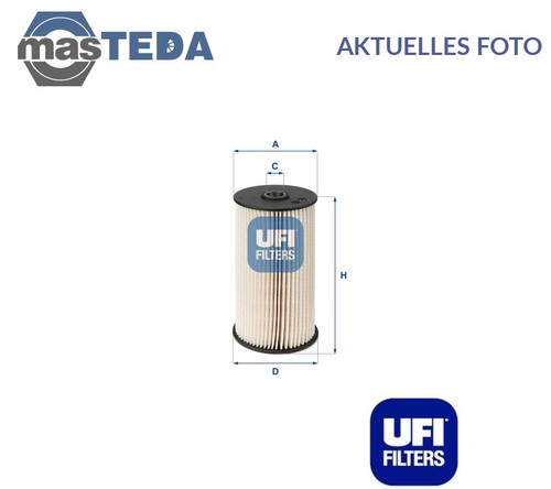 2600700 kraftstofffilter ufi - 2600700,