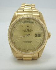 ROLEX 18038 18K  (36MM) DAY