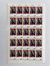 BUND BRD 25 er Bogen 823** Expressionismus  E.L.Kirchner Maler mit Plf. I kurz.T