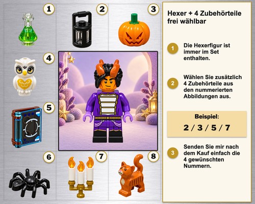Lego minifigur hexer - lego®,