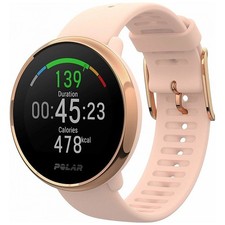 Polar Ignite Damen Fitnessuhr GPS Pulsmessung Smartwatch Sport Rose Gold