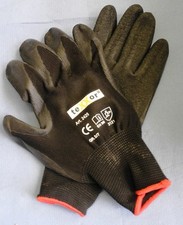 teXXor Nylon Feinstrick Handschuh mit Latex 2425 Gr. 7-11 3 Paar/1 Paar=1,00€