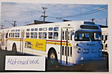 Rarität Amerika Bus Ansichtskarte Metro #206 Seattle Washington 1950