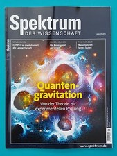 Spektrum der Wissenschaft Nr.8 August 2016   Quantengravitation  ungelesen 1A