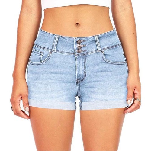 Damen jeans short kurzehose - jeans,