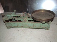 Opas schöne Alte gebrauchte Küchenwaage Dezimal  Waage mit einer schale