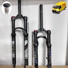 20/26/27,5/29" MTB Bike Air Suspension Fork 9mm QR 1-1/8" Straight Disc Brake DE