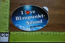 Alter Aufkleber Musik HiFi Audio TV Auto-Radio BLAUPUNKT Bosch (CCB)