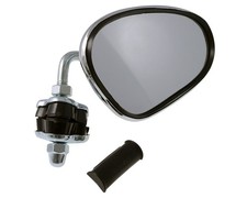 Vespa Beinschild Spiegel links Blechroller Klemmspiegel für Lambretta Schwalbe