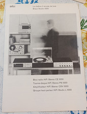 altes Werbeprospekt Braun Hifi
