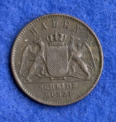 Altdeutschland baden kreuzer - baden, 1