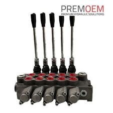 (Hand-) Steuerventil Hydraulikventil Steuerblock 80 L 5-fach 1/2" Anschlüsse