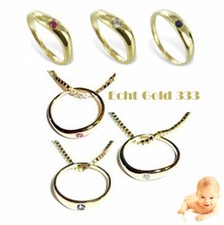 SET 1 TAUFRING GOLD 333 & KETTE 333 TAUFKETTE TAUFSCHMUCK MÄDCHEN JUNGEN TAUFE