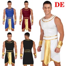 Herren Griechischer Gott Kleid Römisches Gladiator Kostüm PartyFaschingskostüm