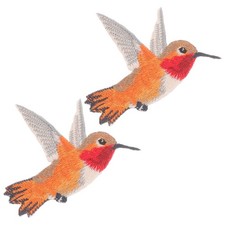  2 Pcs Gestickter Aufnäher