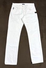 G-Star RAW Jeans 5204 Regular Straight Herren W30 Weiß Denim Hose GS01