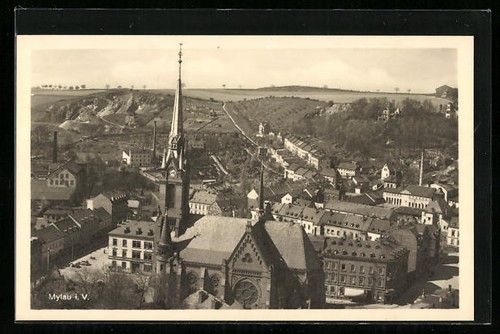 Ansichtskarte mylau v - ansichtskarte, i.