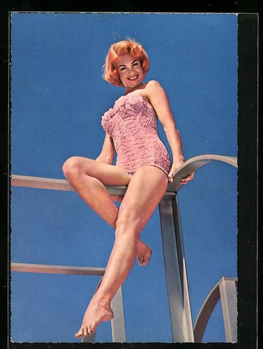 Frau pin im - ak, pin-up