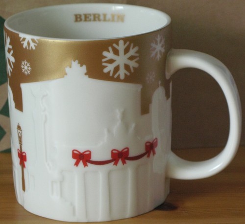 Starbucks berlin relief gold - starbucks,