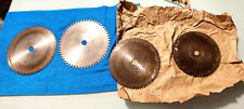 4 hochwertige, große Chrom-Vanadium-Stahl Kreissägeblätter 2 x Schumacher & Sohn