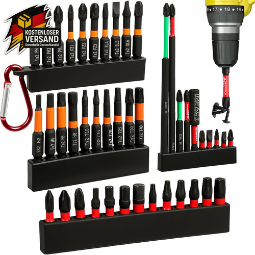 Schrauber bit set tlg - schrauber, 43-tlg