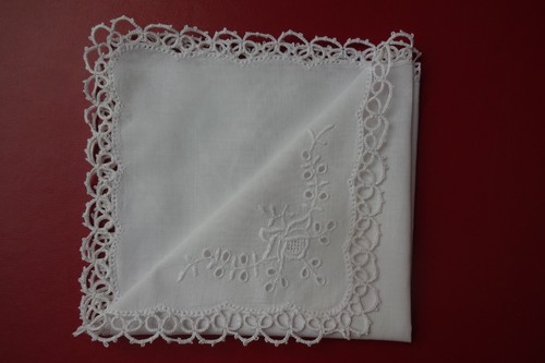 Damentaschentuch occhi spitze - damentaschentuch,