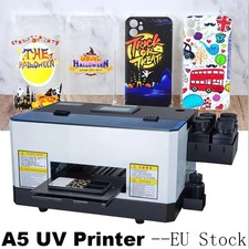 ACHI A5 Epson L800 UV Printer 6 Color For Phone Case Flated Embossed EU Ship