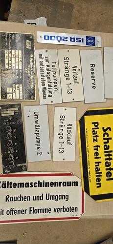 Veb ddr schilder sammlung - veb,
