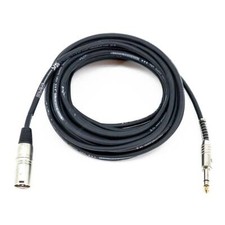 10 m Audio Kabel XLR male 6,3