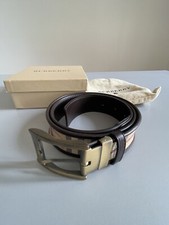 BURBERRY  GÜRTEL NOVA CHECK SCHNALLE GR.80-85 CM