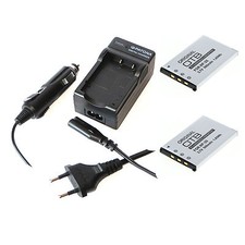 2x Akku und Ladegerät für
