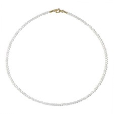 Regenbogen-Mondstein-Halskette