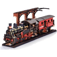 Holz puzzle dampf lokomotive - puzzle,