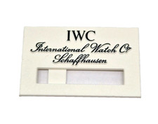 IWC Schaffhausen Preisetikett