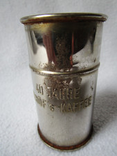 40 Jahre Schöf´s-Kaffee altes sehr seltenes Kaffeelot Kaffeemaß Lot Blech Maß